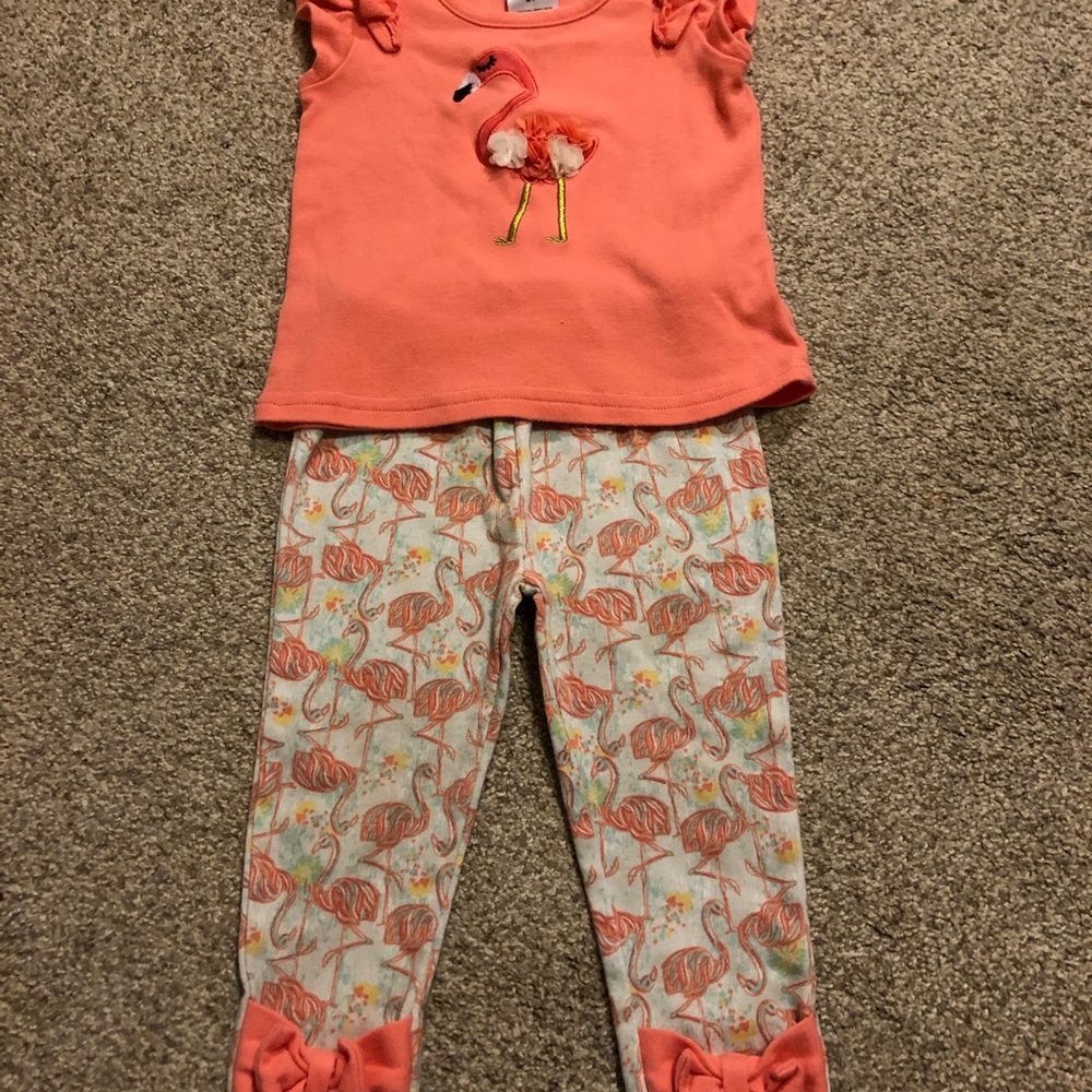 2T Flamingo Sunshine Baby Matching Set